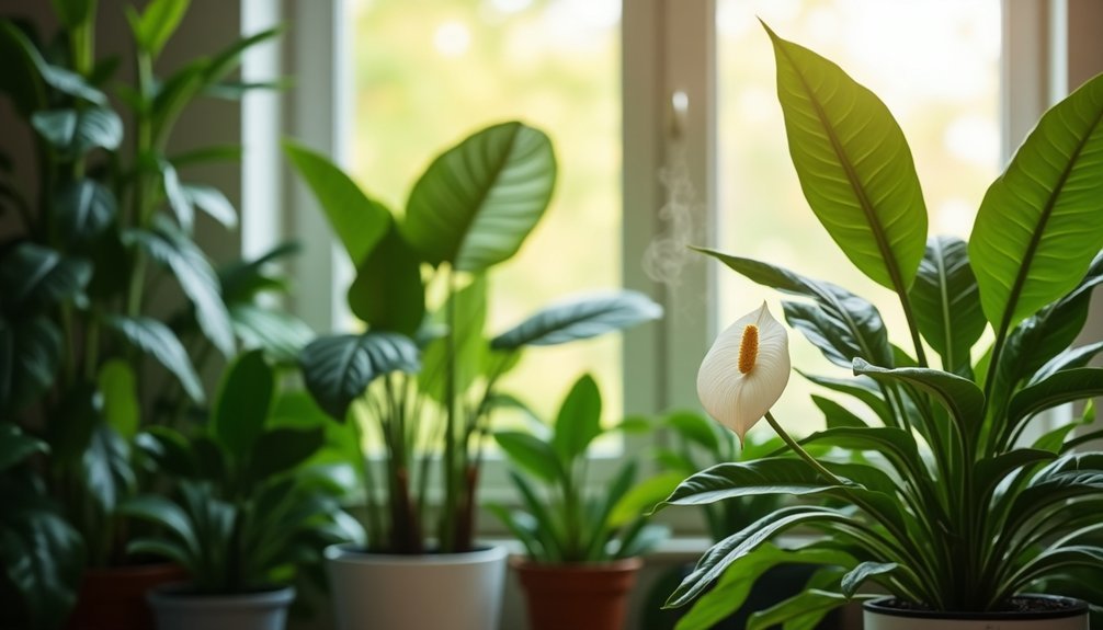 indoor humidity boosting plants