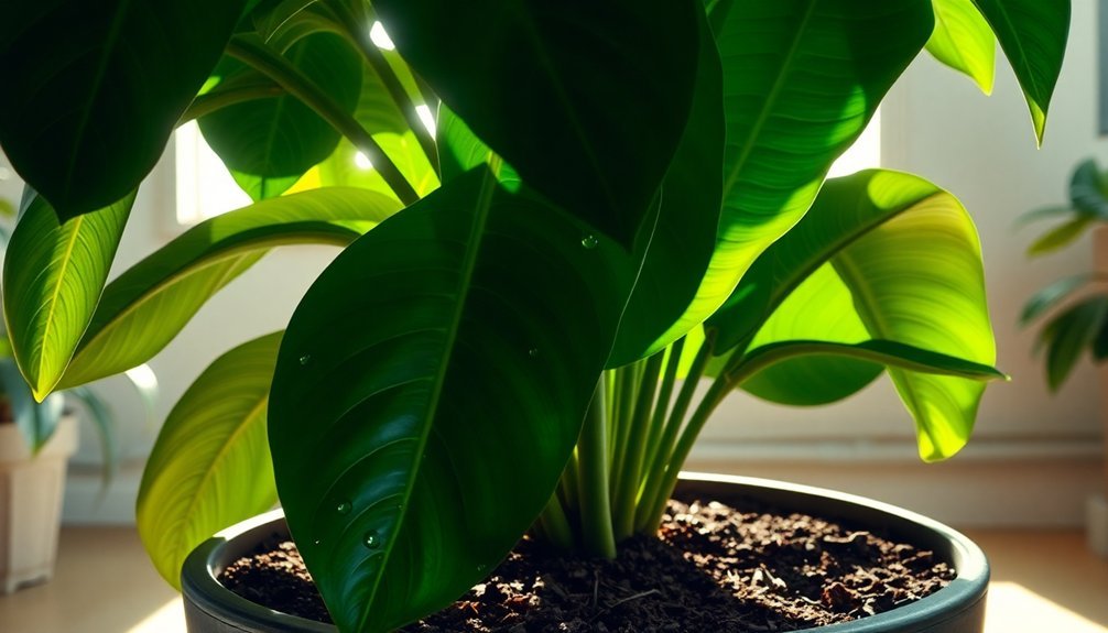 rubber plants purify air