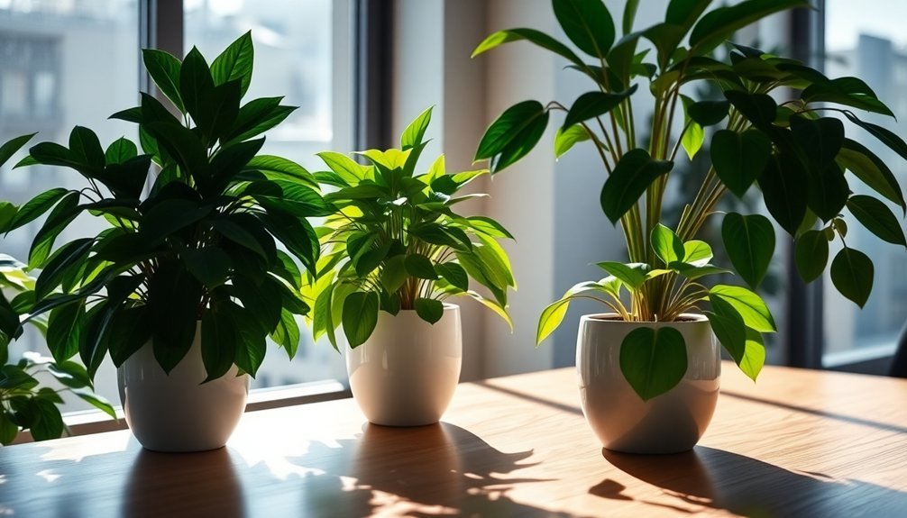 air purifying office plants