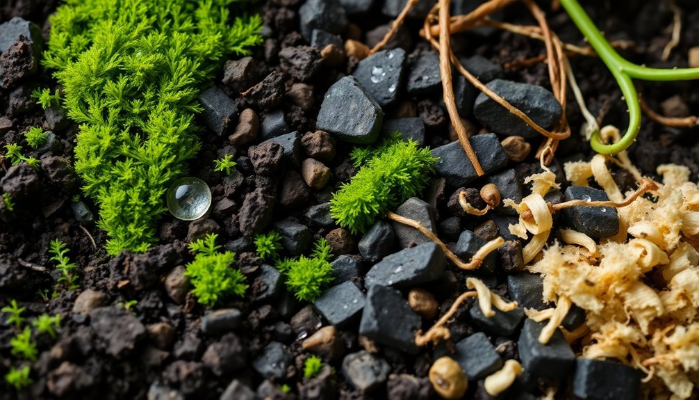 air purifying plant soil components