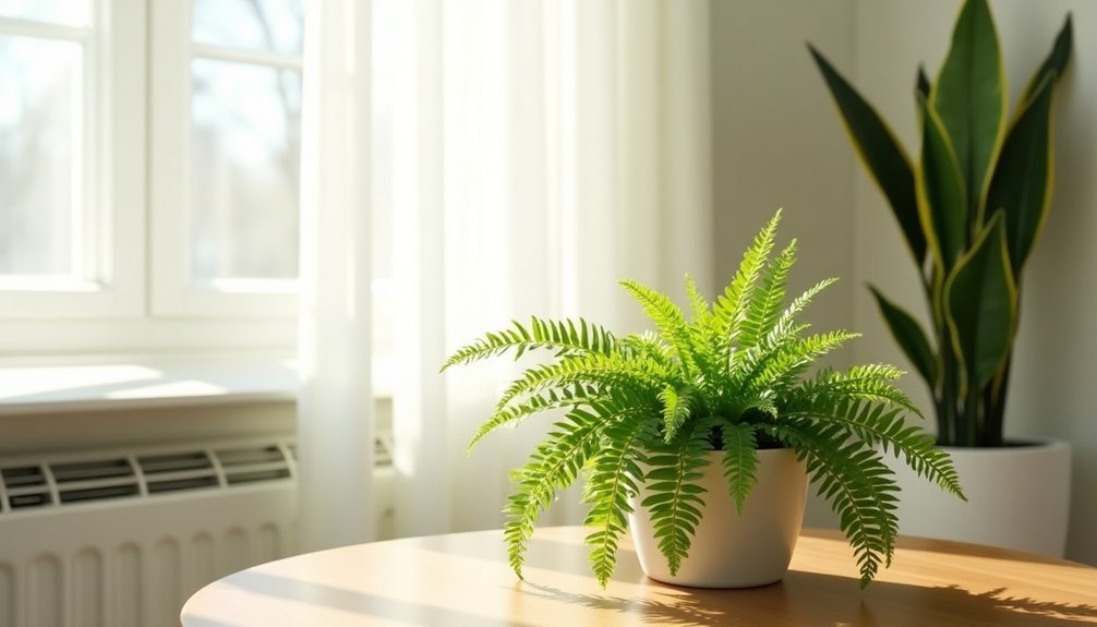 avoid placing plants near vents