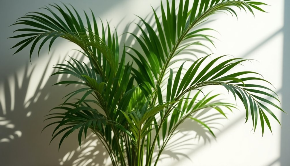bamboo palm live plant
