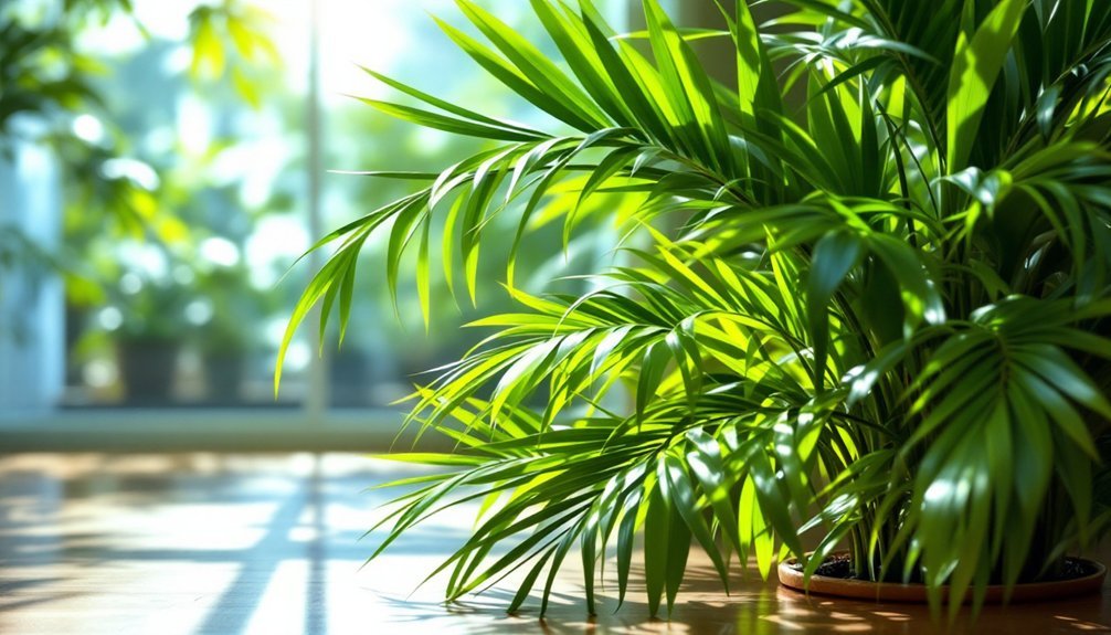 bamboo palms purify indoor air