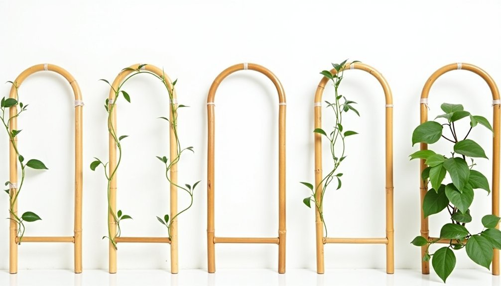bamboo trellis for climbing