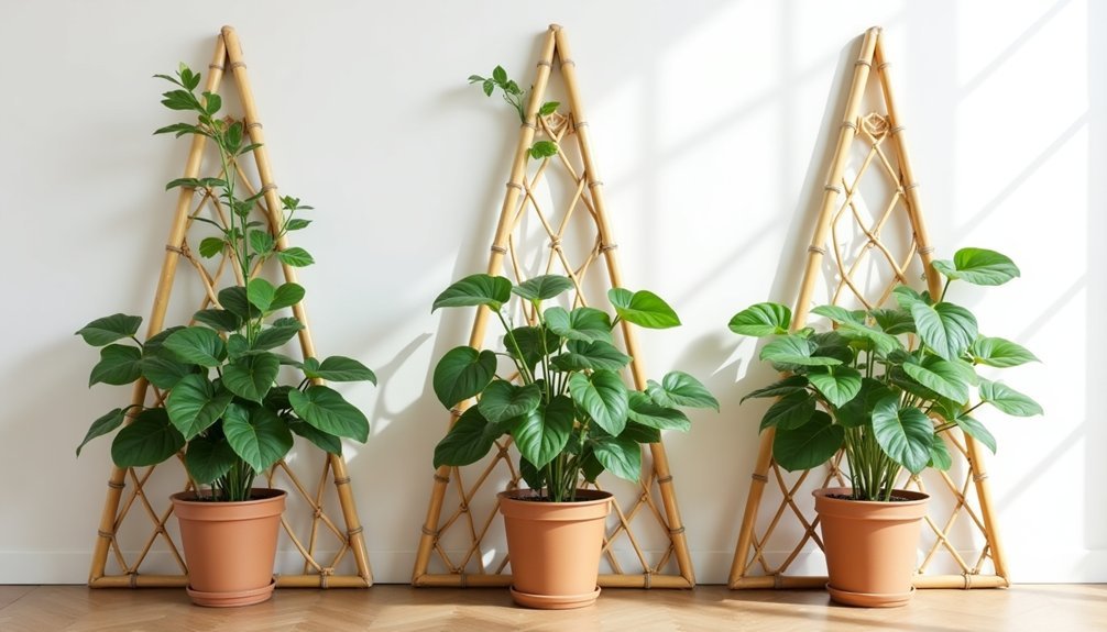 bamboo trellis for plants