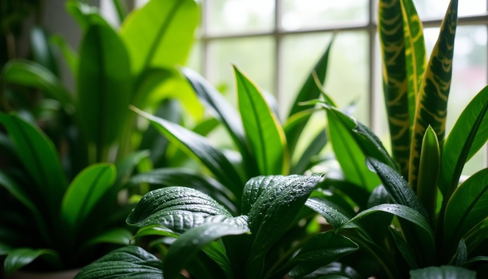 benzene filtering indoor plants