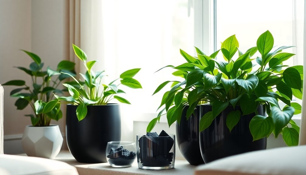 charcoal and plant synergy