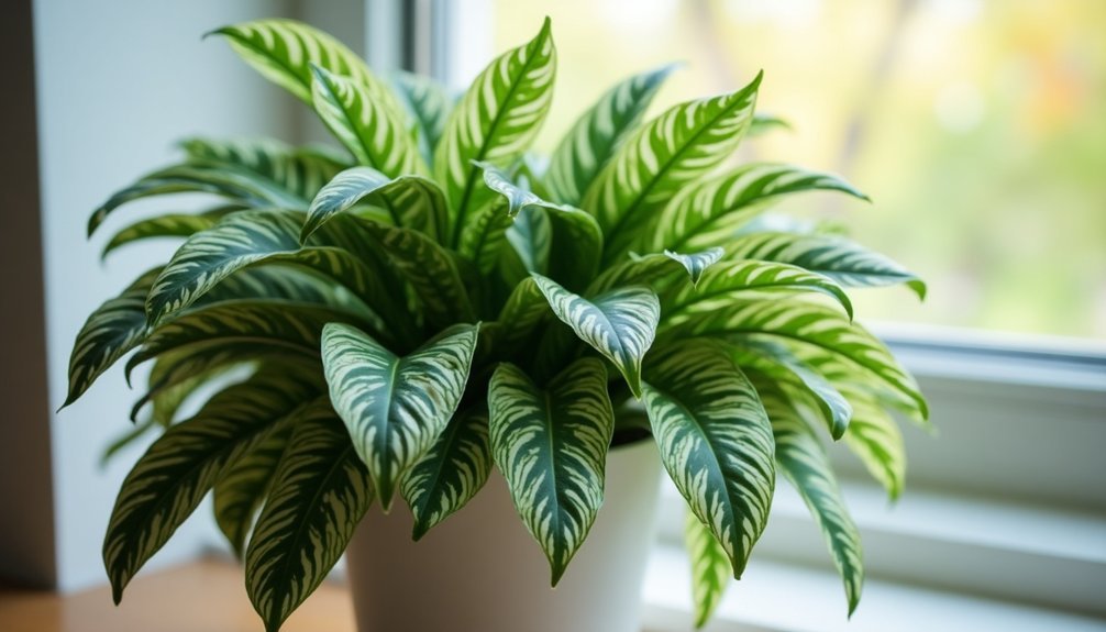 chinese evergreen houseplant variety