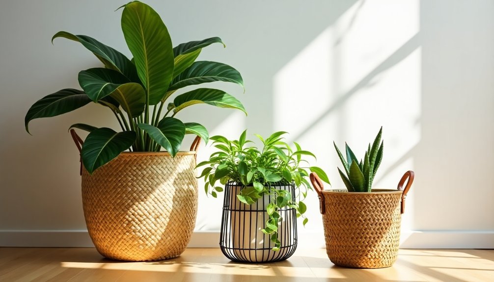 choosing decorative plant baskets
