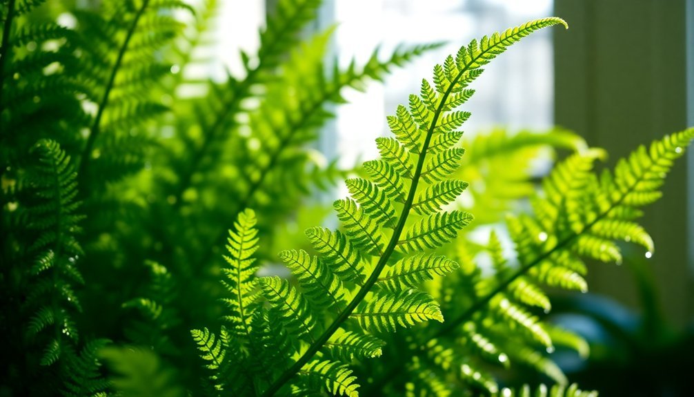 enhancing fern air purification