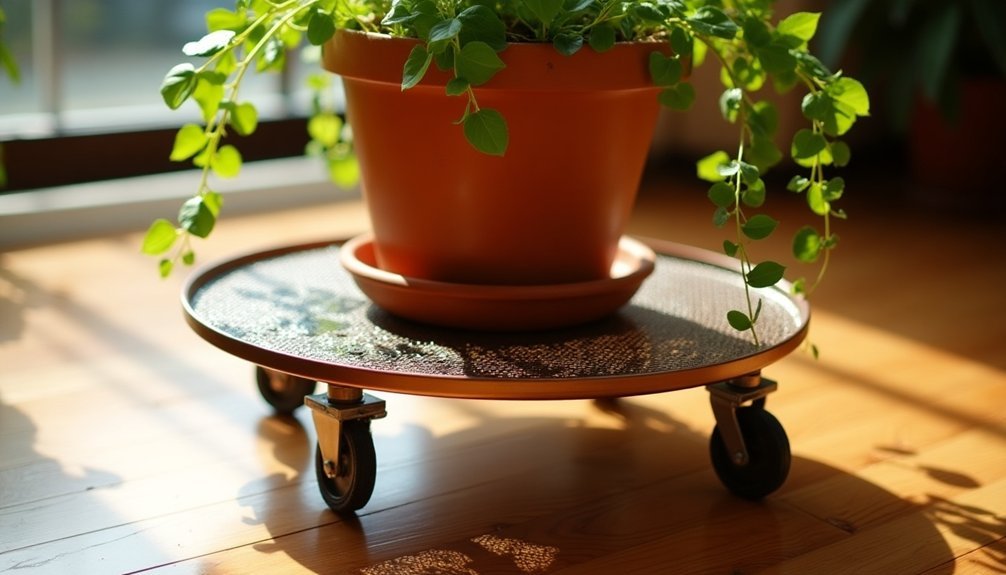 heavy planter caddy wheels