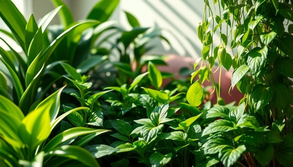 indoor air purifying plant care