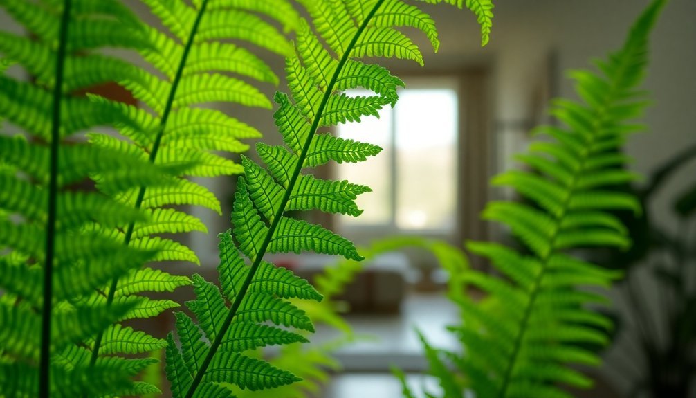 indoor fern air purification