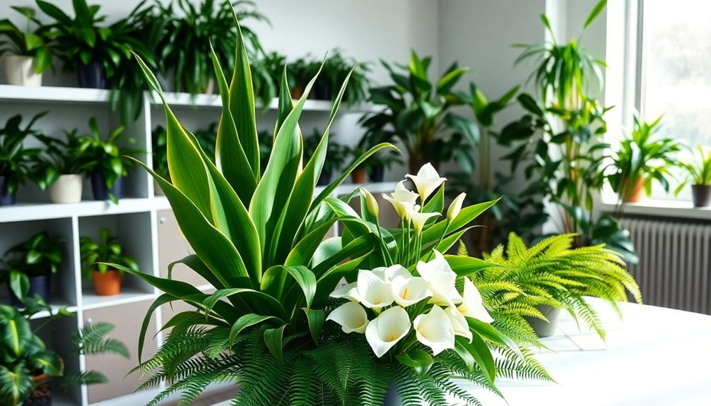 indoor plants improve air quality