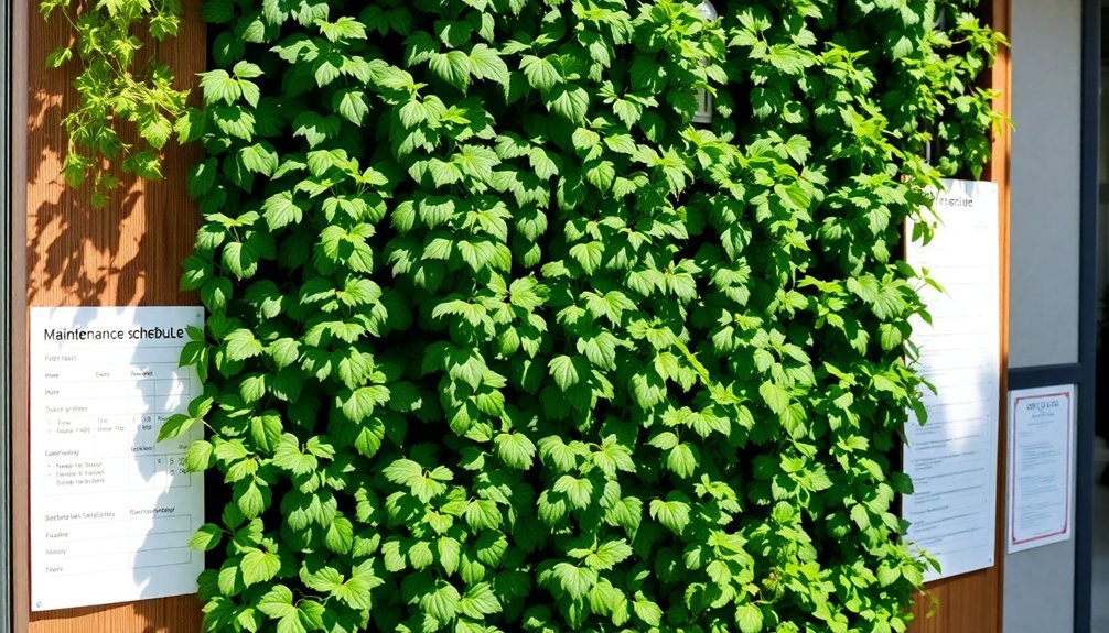 irrigation and upkeep plan