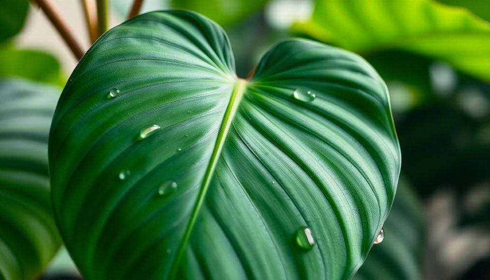monstera leaf absorption science