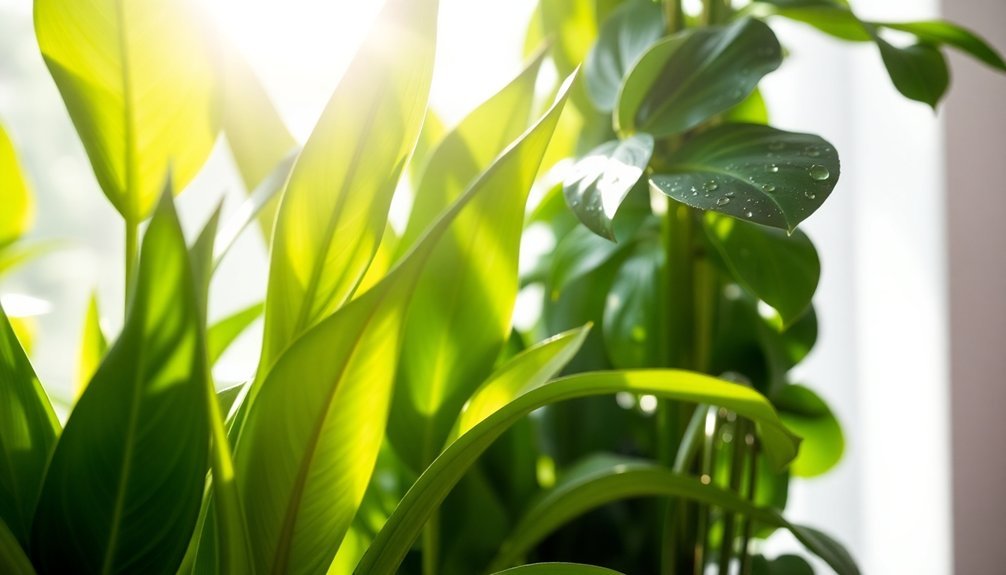 plants improve air quality