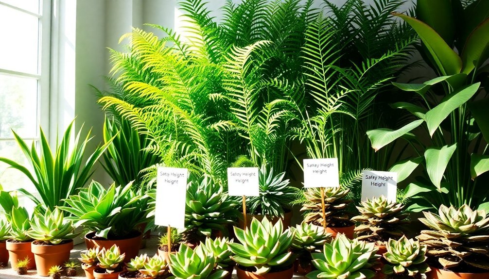 poisonous plant height specifications