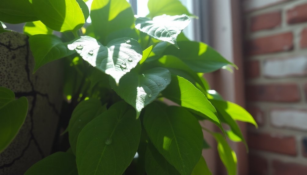 pothos growth environmental influences