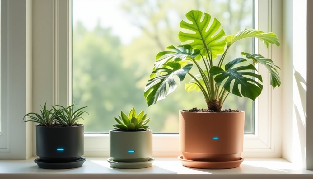 self watering plant pots