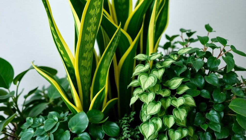 snake plant pairing ideas