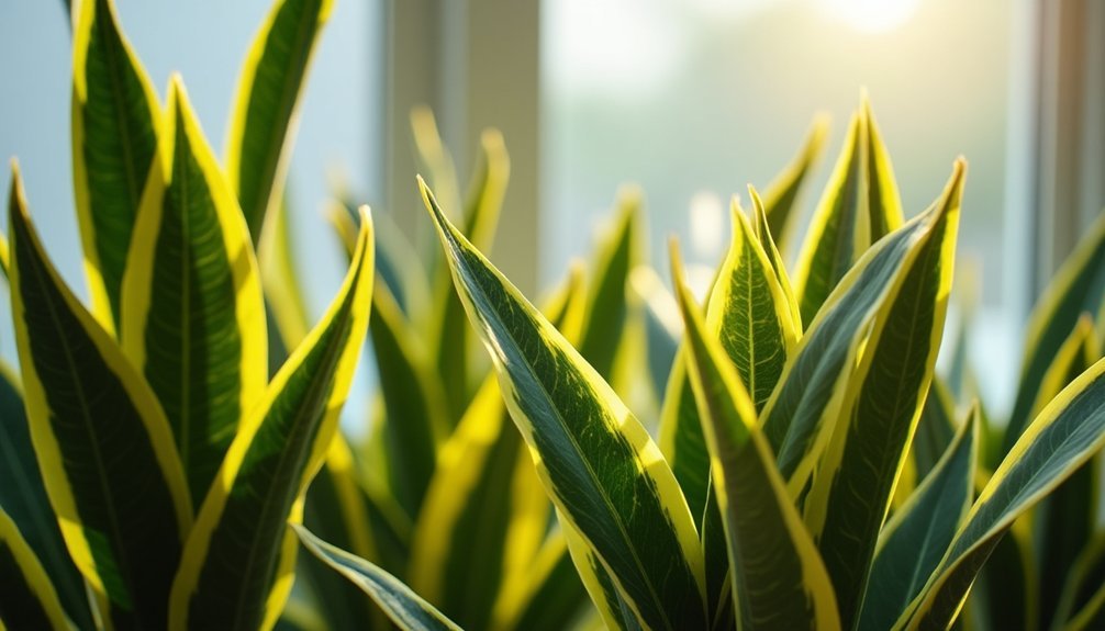 snake plants purify air