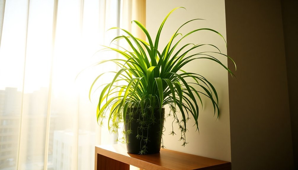 spider plant light needs