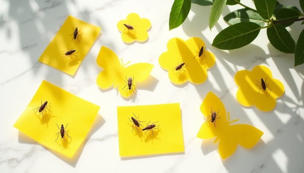 yellow sticky insect traps
