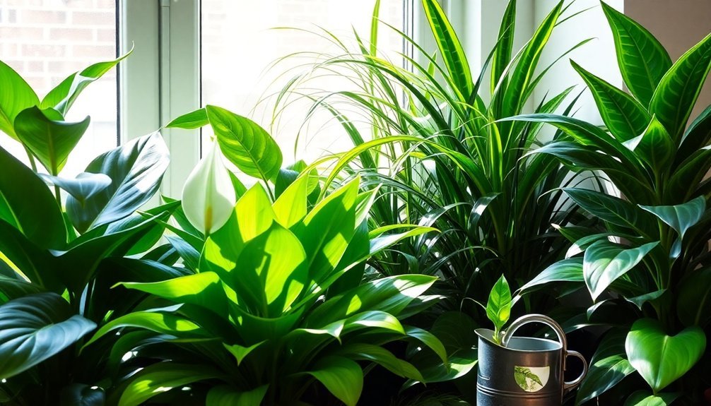air purifying plant care
