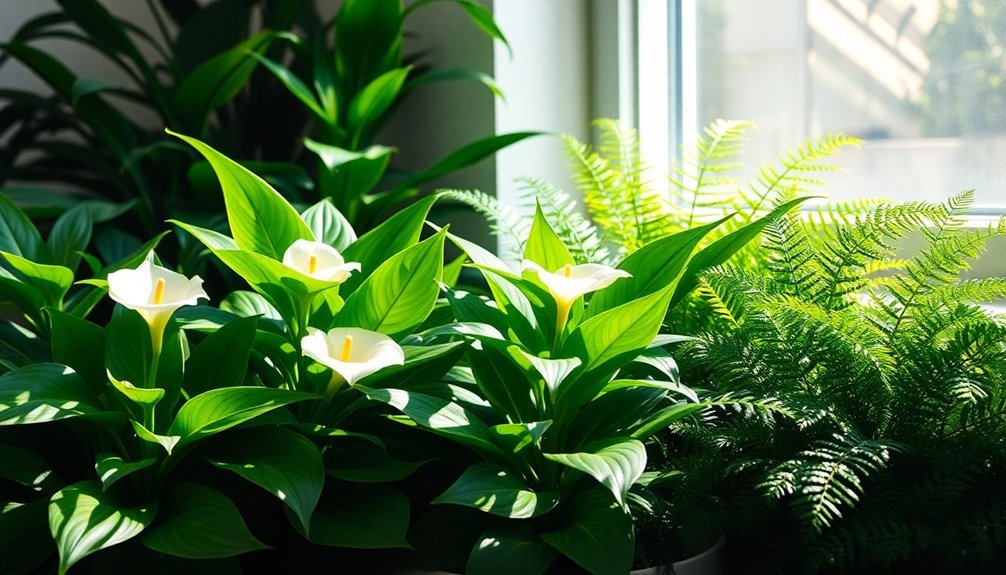 allergen controlling plant combinations