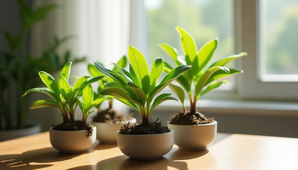 compact air purifying plants
