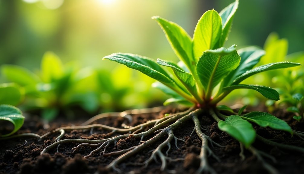 deep rooted air purifying plants