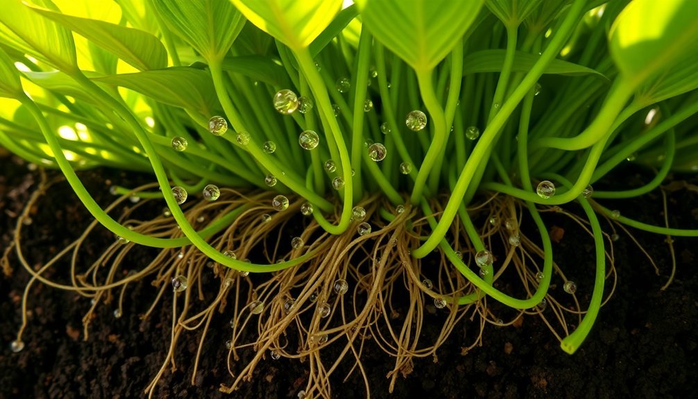 deep roots better absorption