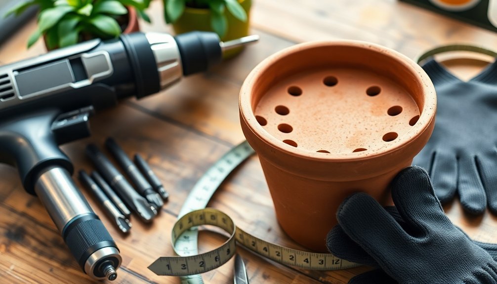 drainage hole creation tools