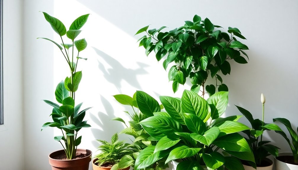 enhanced air cleaning plants combination
