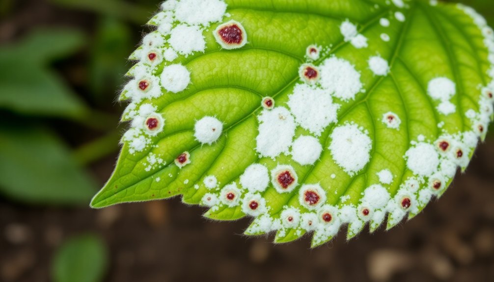 fungal growth indicators on plants
