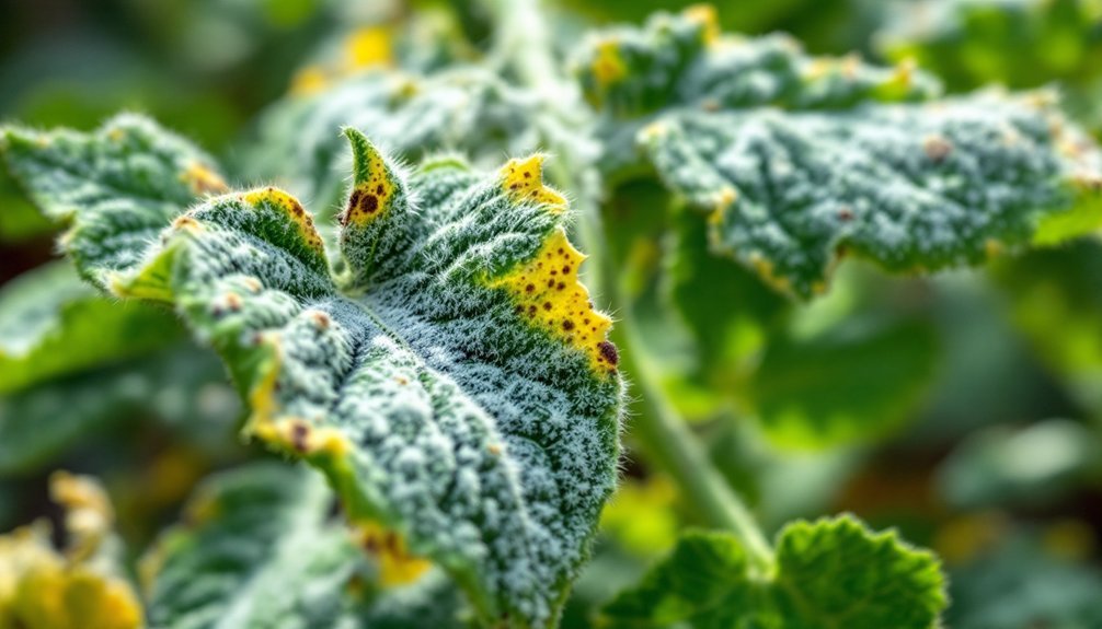 fungal infection indicators in plants