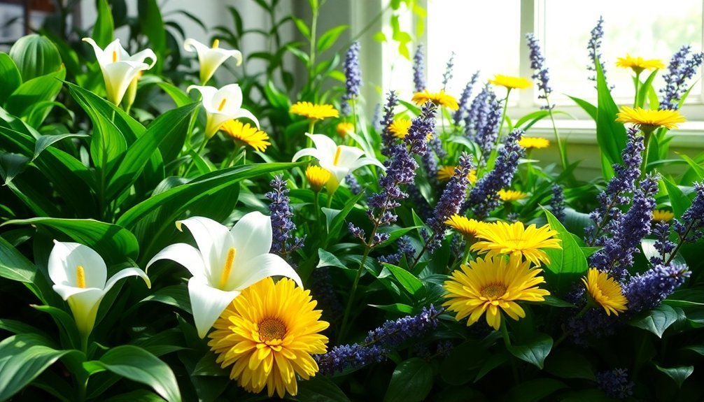 indoor air purifying plants care