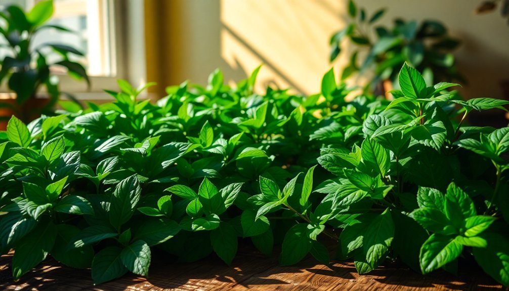 insufficient light for plants