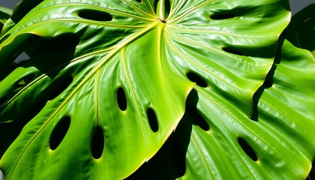 leaf adaptation to sunlight