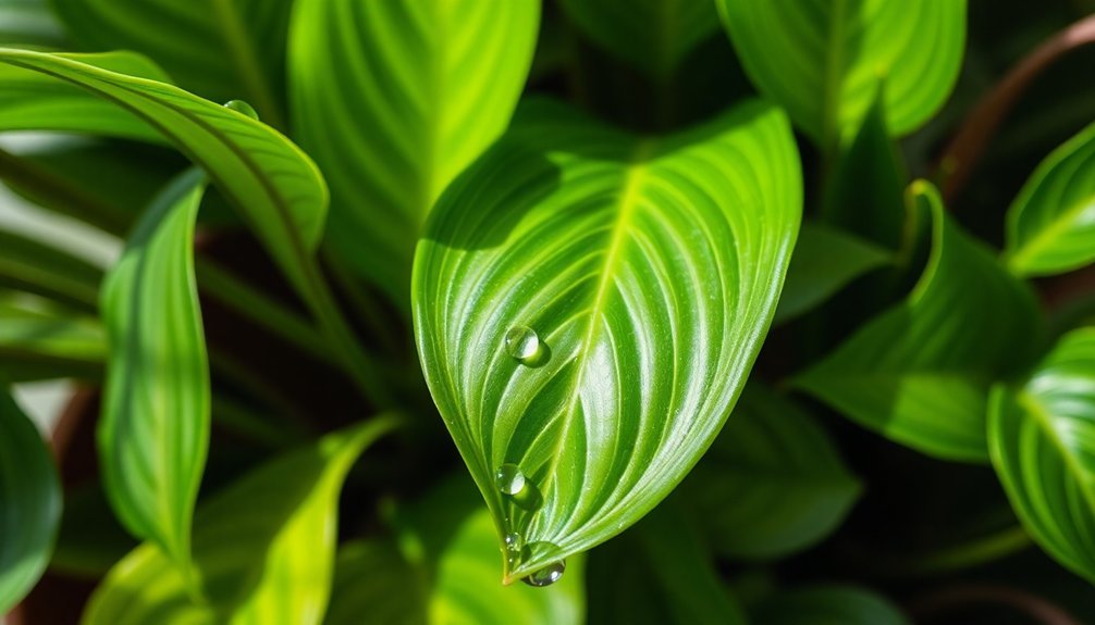 leaf area and purification
