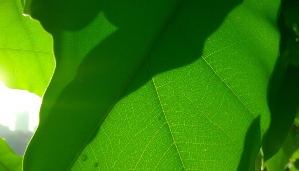 leaf area impacts pollution capture