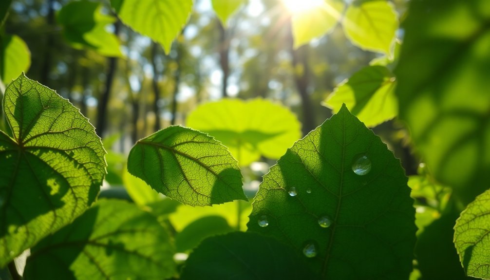 leaf area impacts purification