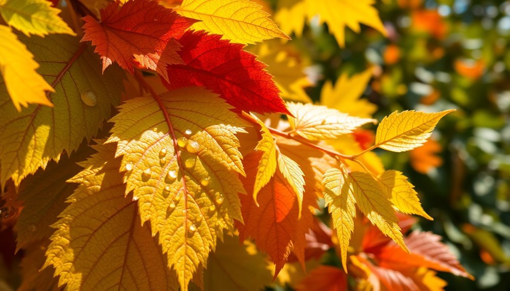 leaf performance throughout seasons