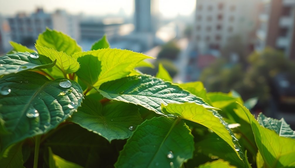 leaf size affects absorption