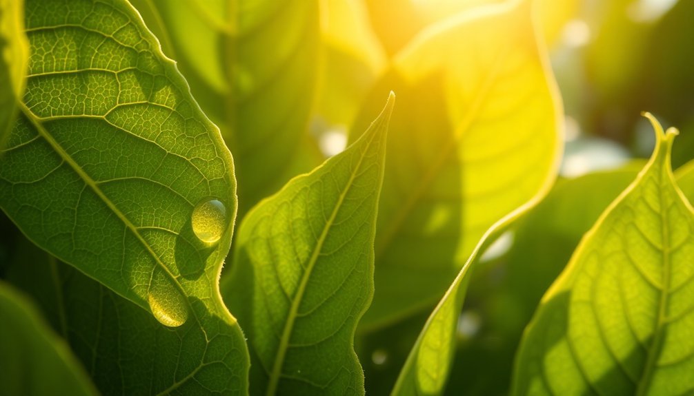 leaf surface structure analysis