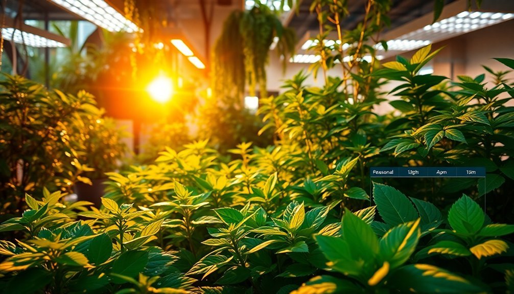 led lighting seasonal adjustments