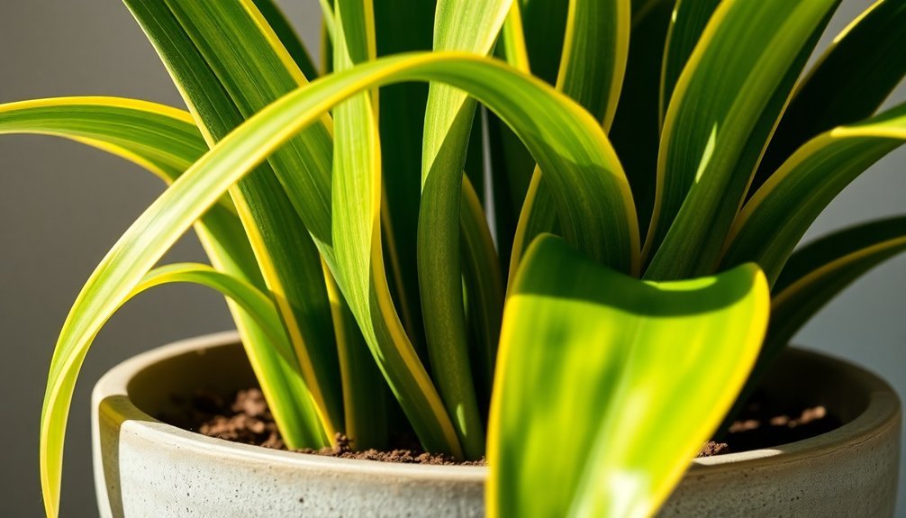 mature snake plants require large pots