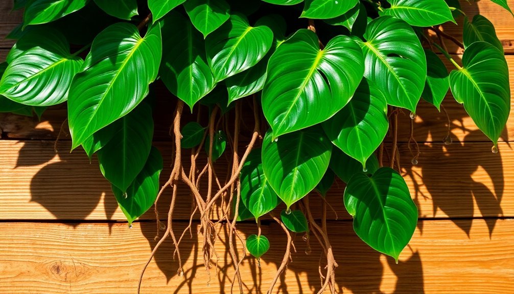 mini monstera s root system