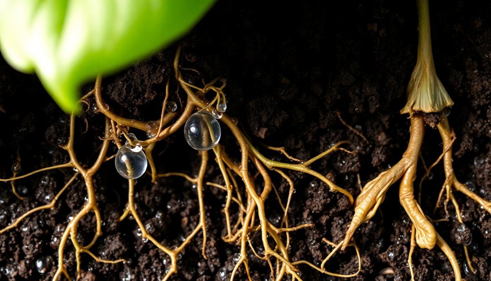 moisture balance promotes root health